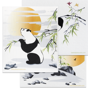 Mixed Pandas Set of 3 (One of each design) Paper Towel Replacements | Swededishcloths