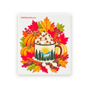 Eco-Friendly Swedish Dishcloths - Hot Chocolate Fall 2026 (Paper Towel Replacement) - SWEDEdishcloths.com
