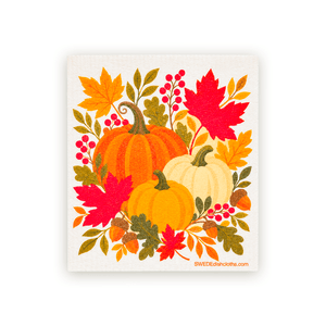 Eco-Friendly Swedish Dishcloths - Pumpkins Fall 2026 (Paper Towel Replacement) - SWEDEdishcloths.com