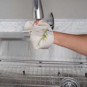 Eco-Friendly Swedish Dishcloths -Tall Mushrooms Set of 3 (Paper Towel Replacements) - SWEDEdishcloths.com