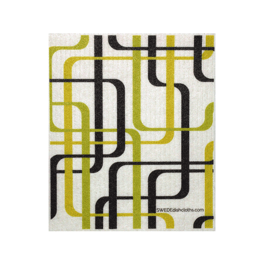 Modern Lines One Swedish Dishcloth