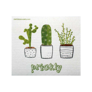 Prickly Cactus One cloth Swedish Dishcloths | ECO Friendly Absorbent Cleaning Cloth