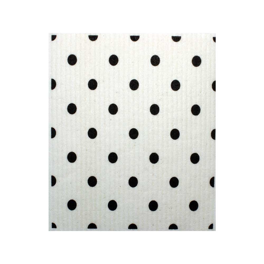 B&W Large Ellipse Swedish Dishcloth: Eco-Friendly, Reusable, Super Absorbent | SWEDEdishcloths