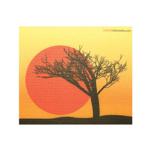 Tree Silhouette One cloth Swedish Dishcloths | ECO Friendly Absorbent Cleaning Cloth