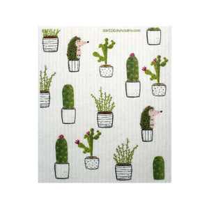 Cactus Collage One cloth Swedish Dishcloths | ECO Friendly Absorbent Cleaning Cloth - SWEDEdishcloths.com