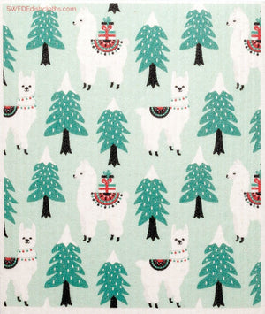 Mixed Christmas Animals Set of 3 (One of each design) Paper Towel Replacements | Swededishcloths - SWEDEdishcloths.com
