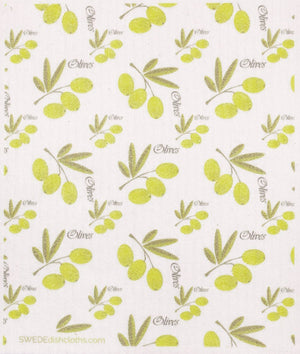 Mixed Olives Set of 4 (One of each design) Paper Towel Replacements | Swededishcloths - SWEDEdishcloths.com
