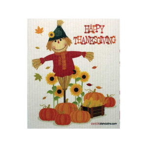 Mixed Thanksgiving "B" Set of 3 cloths (One of each design) Swedish Dishcloths ECO Absorbent Cleaning Cloth - SWEDEdishcloths.com