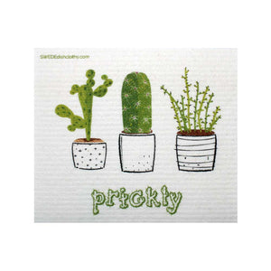 Prickly Cactus One cloth Swedish Dishcloths | ECO Friendly Absorbent Cleaning Cloth - SWEDEdishcloths.com
