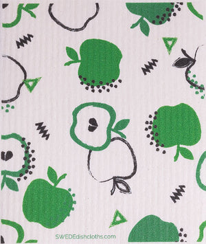 Swedish Dishcloth (Fruit Collage) Set of 4 (One of each design) Paper Towel Replacements | Swededishcloths - SWEDEdishcloths.com