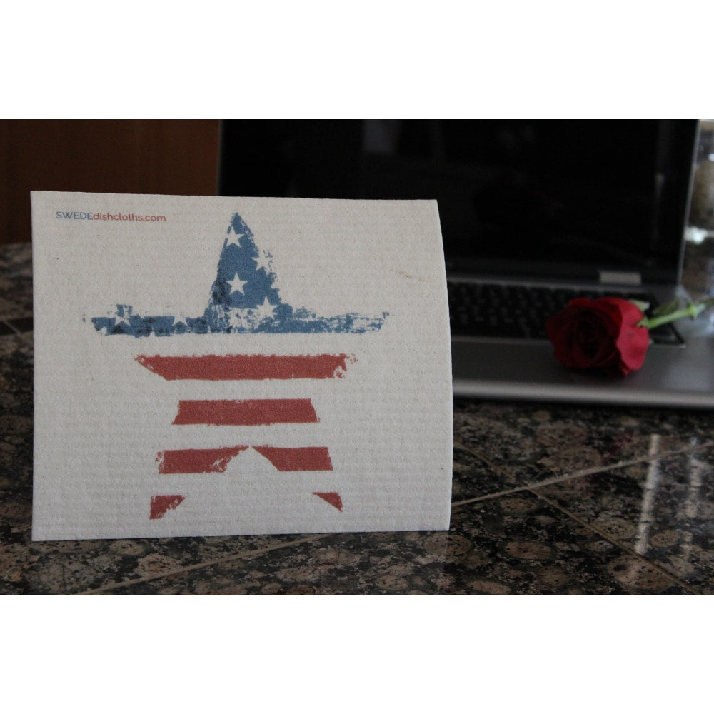 Swedish Dishcloth One Swedish Dishcloth American Star Design - 1