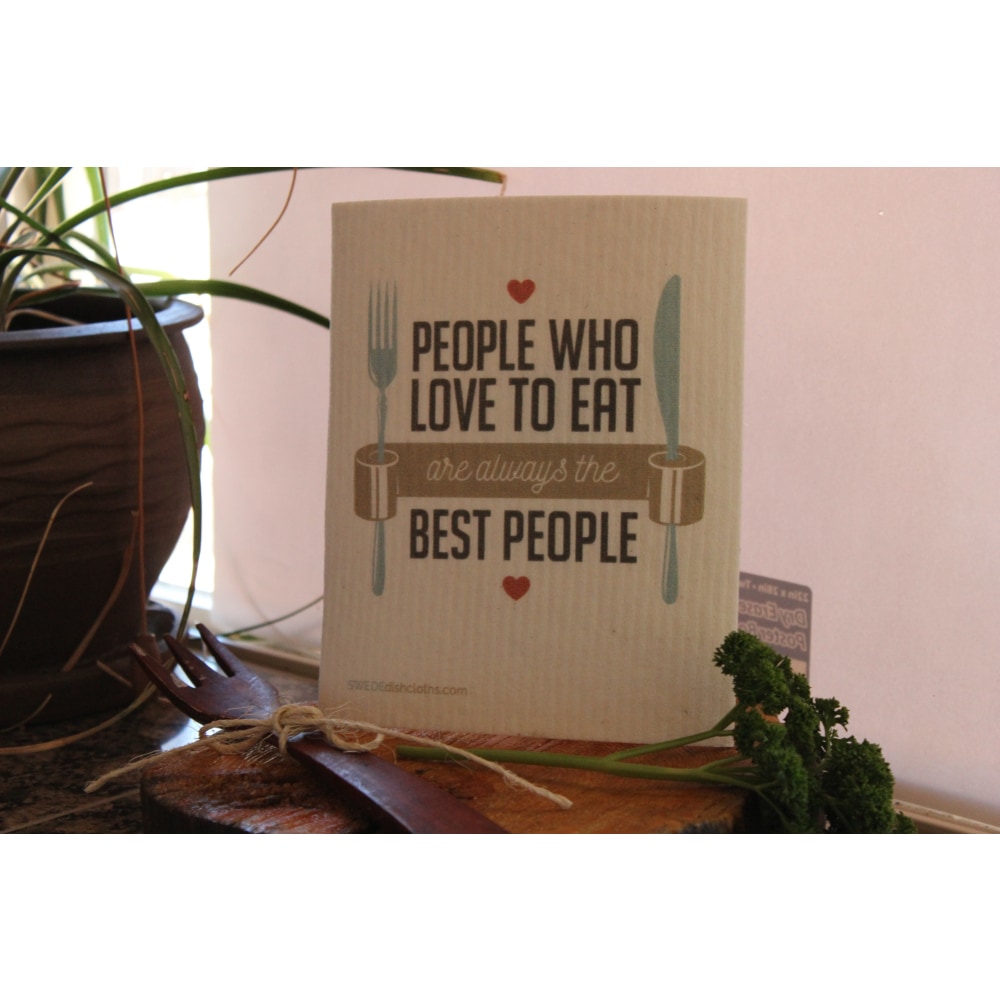 Swedish Dishcloth One Swedish Dishcloth Best People Design - 1