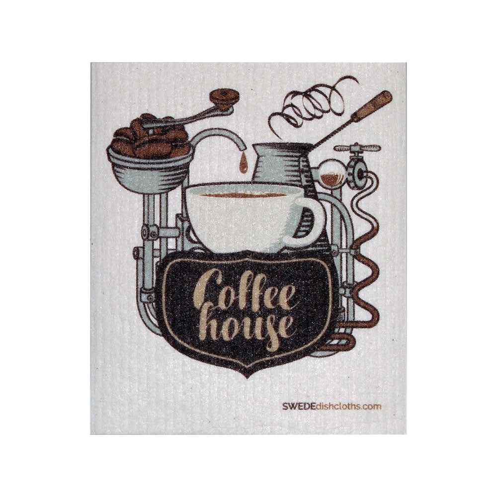 Swedish Dishcloth One Swedish Dishcloth Coffeehouse Design - 1