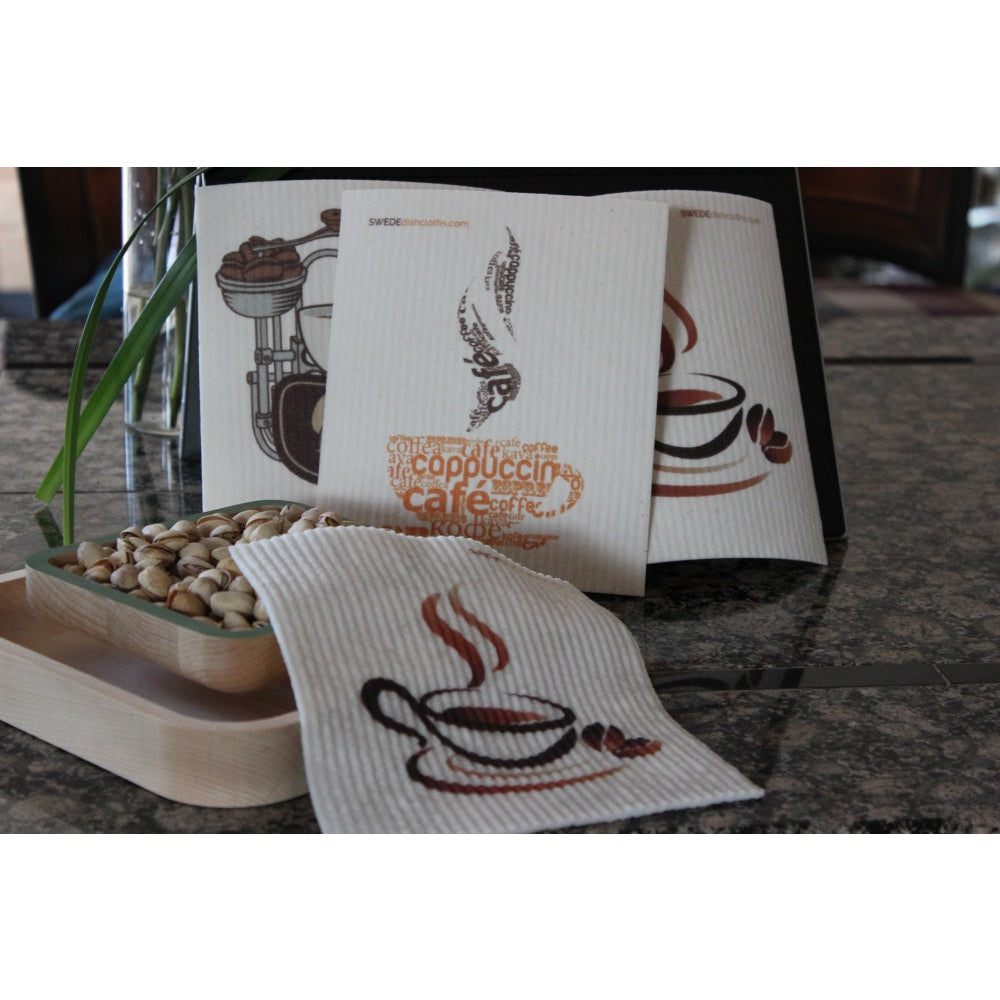 Swedish Dishcloth One Swedish Dishcloth Coffeehouse Design - 1